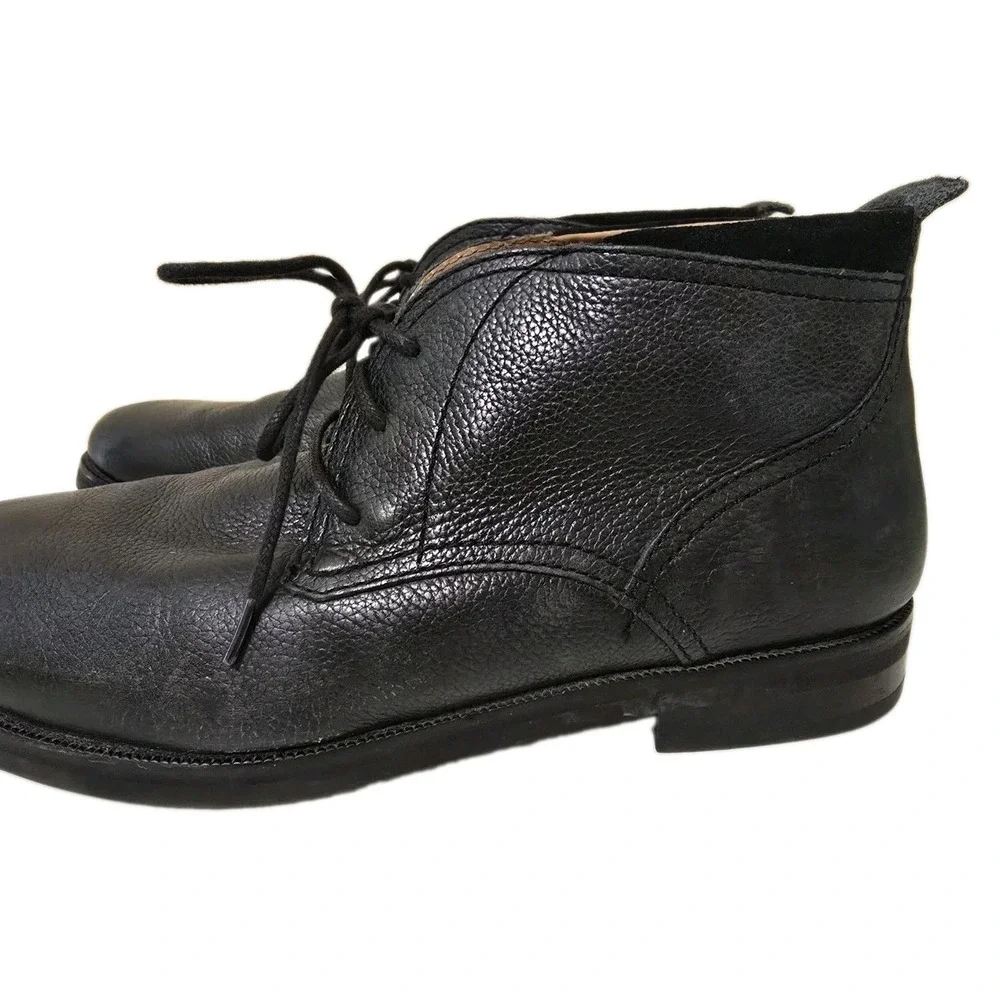 COLE HAAN Mens Black Leather Chukka Boot Size 11 Lace Up